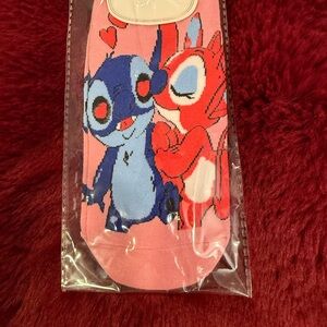 Cute Cartoon Stitch Character Love Socks